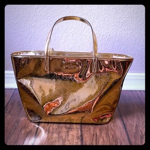 Gold Kate Spade Tote